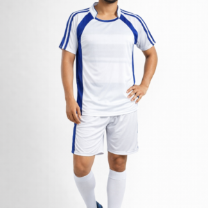 BOHUBESH CLASSIC WHITE & BLUE JERSEY SET - FKJS WHITE 5