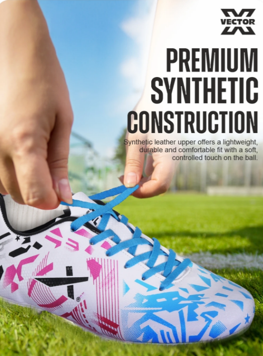 VECTOR X TRIGGER 3D TEXTURED SYNTHETIC LEATHERTPU SOLE FOOTBALL SHOES 2 VECTOR X Trigger 3D textured Synthetic leatherTPU Sole Football Shoes - Image 2