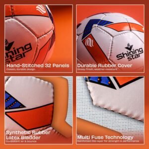 NIVIA SHINING STAR FOOTBALL (SIZE 5) 10